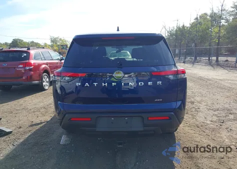 2022 Nissan Pathfinder S 4Wd z USA, uszkodzony, nr VIN 5N1DR3AC2NC218122